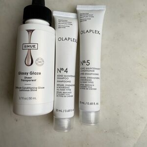 Olaplex Bundle of 3 No. 5 Conditioner No. 4 Shampoo Hue Glossy Glaze Conditionin